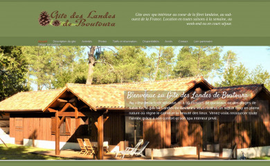 gite-landes-location.fr screenshot