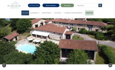 gites-cruzeau.fr screenshot