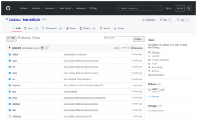 https://github.com/Codeinwp/non-profit-fse/ screenshot