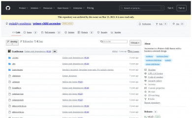 https://github.com/godaddy/wp-ascension-theme screenshot