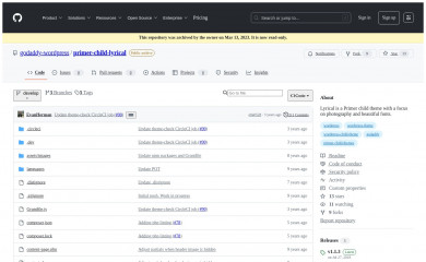 https://github.com/godaddy/wp-lyrical-theme screenshot