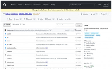 https://github.com/godaddy/wp-mins-theme screenshot