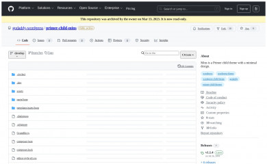 https://github.com/godaddy/wp-mins-theme screenshot