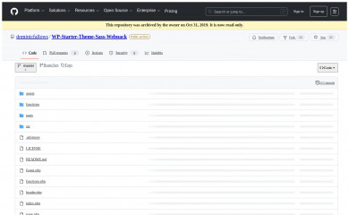 https://github.com/dominicfallows/WP-Starter-Theme-Sass-Webpack screenshot