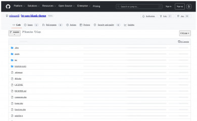 https://github.com/edouardl/bt-sass-blank-theme screenshot