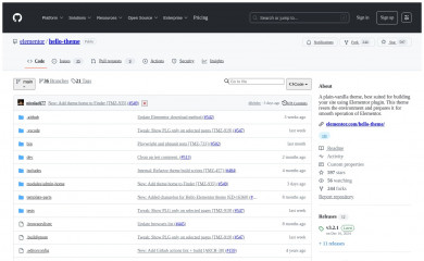 https://github.com/elementor/hello-theme/ screenshot