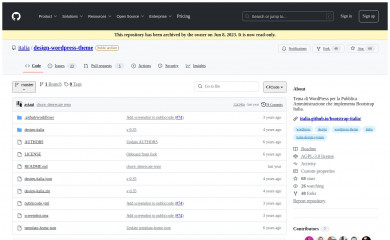 https://github.com/italia/design-wordpress-theme/ screenshot
