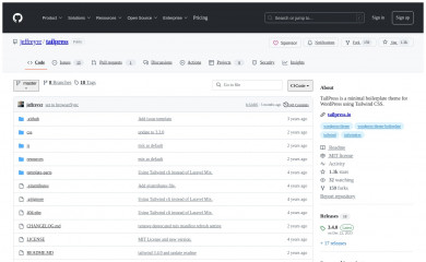 https://github.com/jeffreyvr/tailpress screenshot
