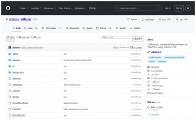 https://github.com/jeffreyvr/tailpress screenshot