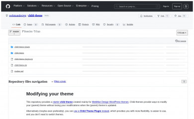 https://github.com/webmandesign/child-theme/ screenshot