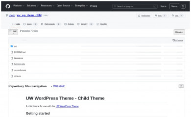 https://github.com/uweb/uw_wp_theme_child screenshot
