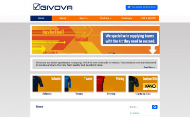 givova.ie screenshot