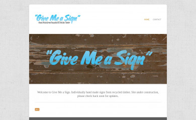 givemeasign-nz.com screenshot