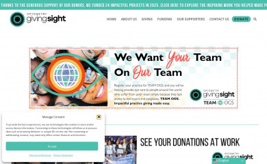 givingsight.org screenshot
