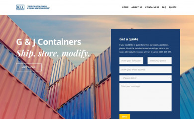 gjcontainers.com.au screenshot