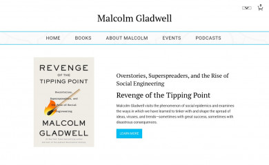 gladwellbooks.com screenshot