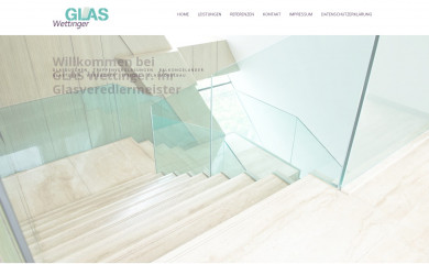 glas-wettinger.de screenshot