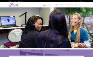 glaserfamilypractice.com screenshot