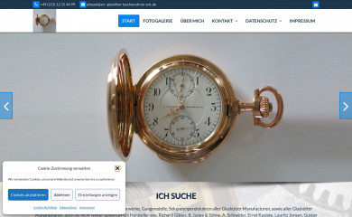 glashütter-taschenuhren.de screenshot