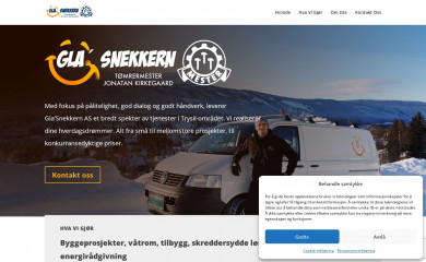 glasnekkern.no screenshot