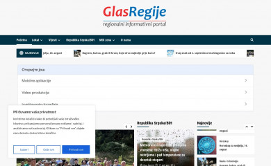 glasregije.net screenshot