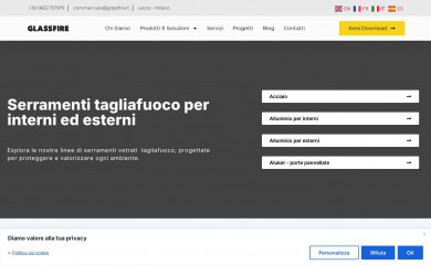glassfire.it screenshot