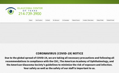 glaucomacentertx.com screenshot