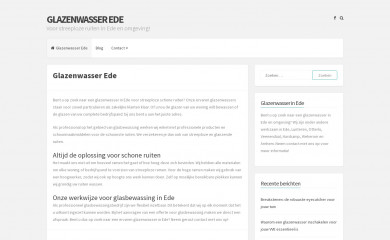 glazenwasser-ede.nl screenshot