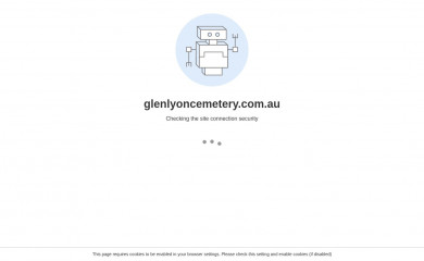 glenlyoncemetery.com.au screenshot