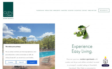 glenoaksapts.com screenshot