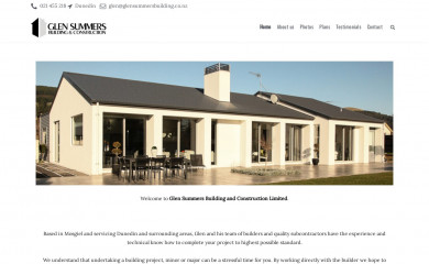 glensummersbuilding.co.nz screenshot