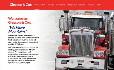 gleesoncox.co.nz screenshot