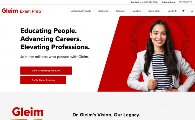 gleim.com screenshot