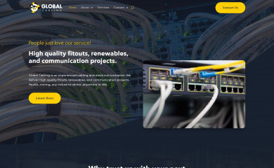 globalcabling.com.au screenshot