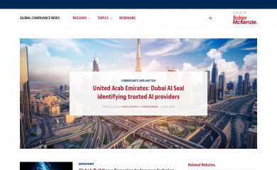 globalcompliancenews.com screenshot