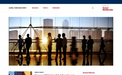 globalcompliancenews.com screenshot