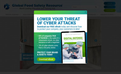 globalfoodsafetyresource.com screenshot