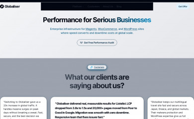 globaliser.com screenshot