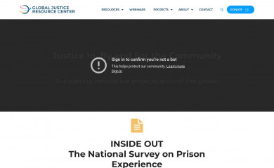 globaljusticerc.org screenshot