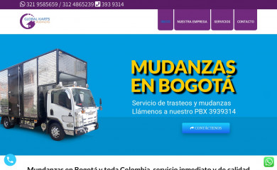 globalkartsmudanzas.com screenshot