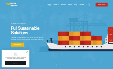 https://globallogistics.themerex.net screenshot