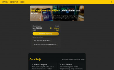 globalprotrading.id screenshot