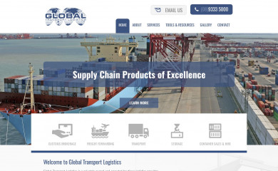 globaltransport.com.au screenshot