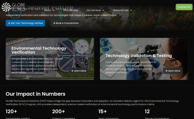 globeperformance.com screenshot