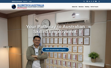 globetechintl.com.au screenshot