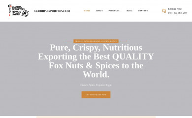 globiraexporters.com screenshot