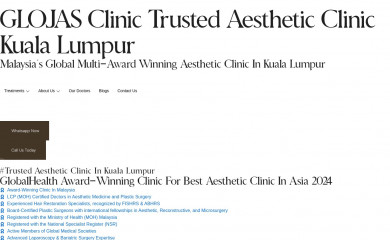 glojasaesthetic.com screenshot