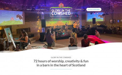 gloryinthecowshed.org screenshot