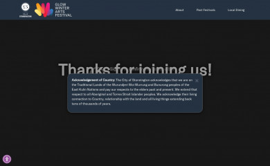 glowfestival.com.au screenshot