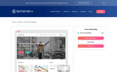 https://glthemes.com/wordpress-theme/good-looking-blog/ screenshot